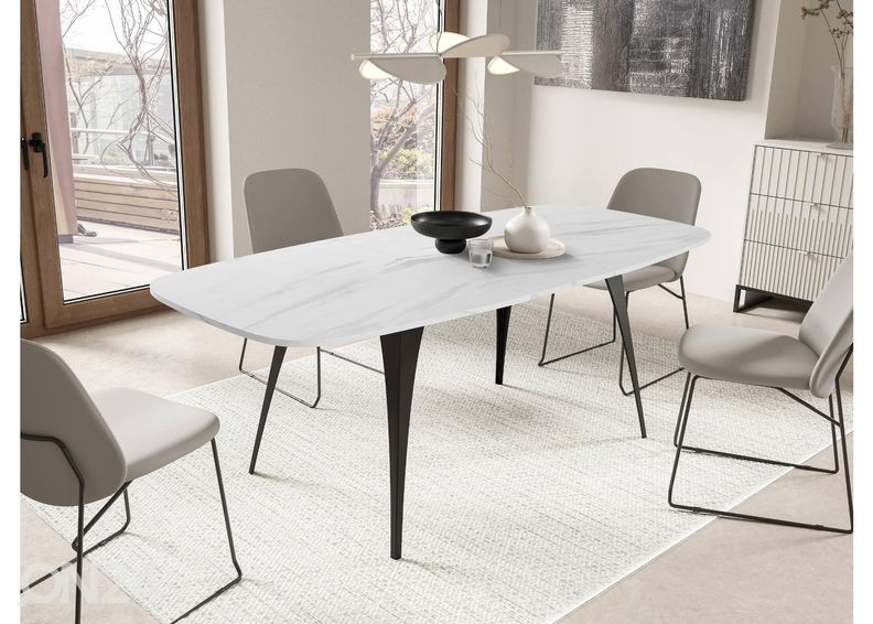 Раздвижной обеденный стол Artur 90х160-198 см увеличить