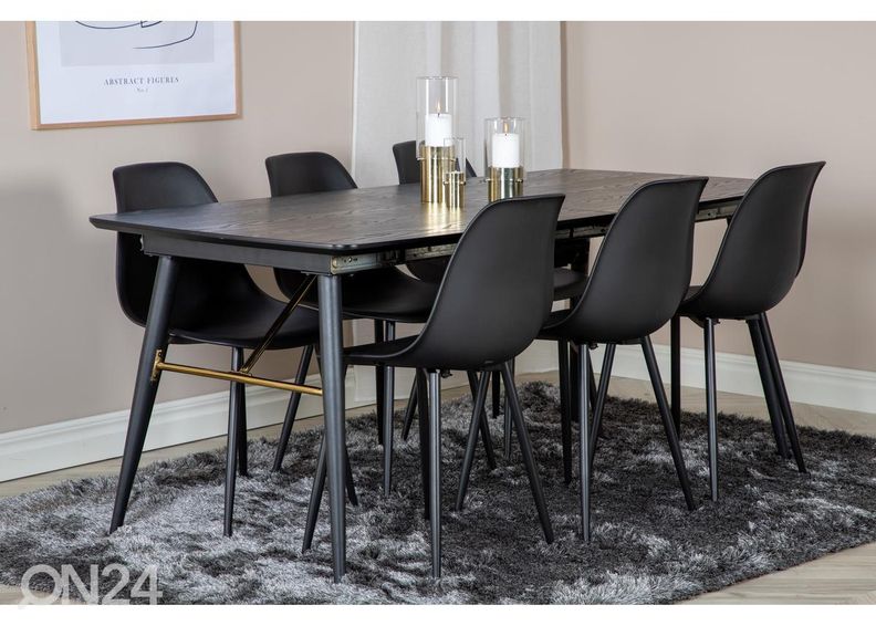 Раздвижной обеденный стол Gold 180/220x85 см увеличить