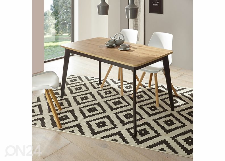 Раздвижной обеденный стол Torge 80x140/180 см увеличить