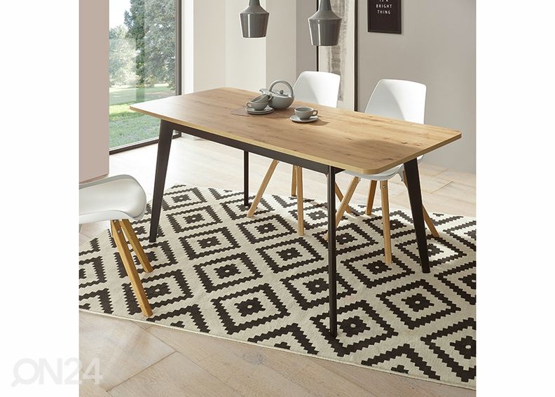 Раздвижной обеденный стол Torge 80x140/180 см увеличить