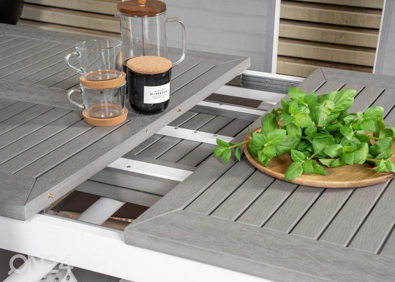 Раздвижной садовый стол Albany 152/210 см увеличить