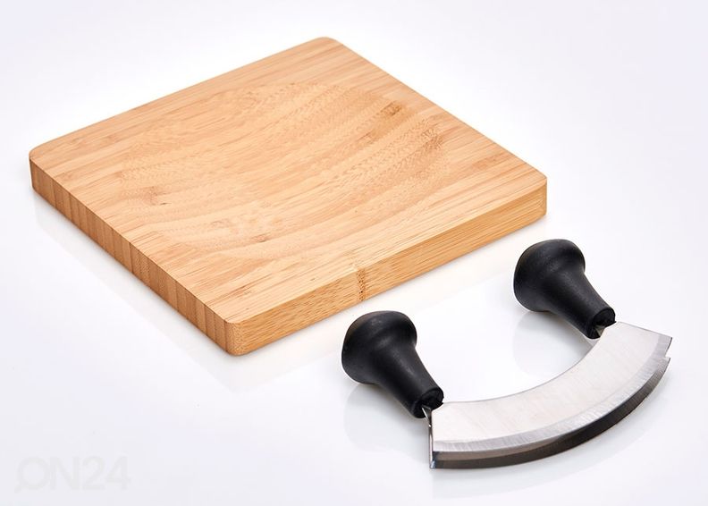 Разделочный нож с доской увеличить