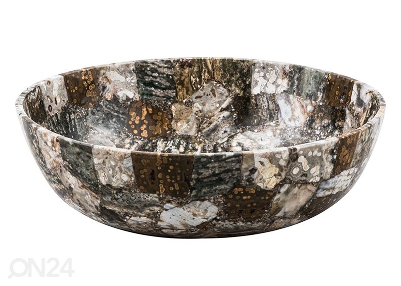 Раковина из полудрагоценного камня увеличить