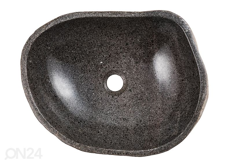 Раковина из речного камня увеличить