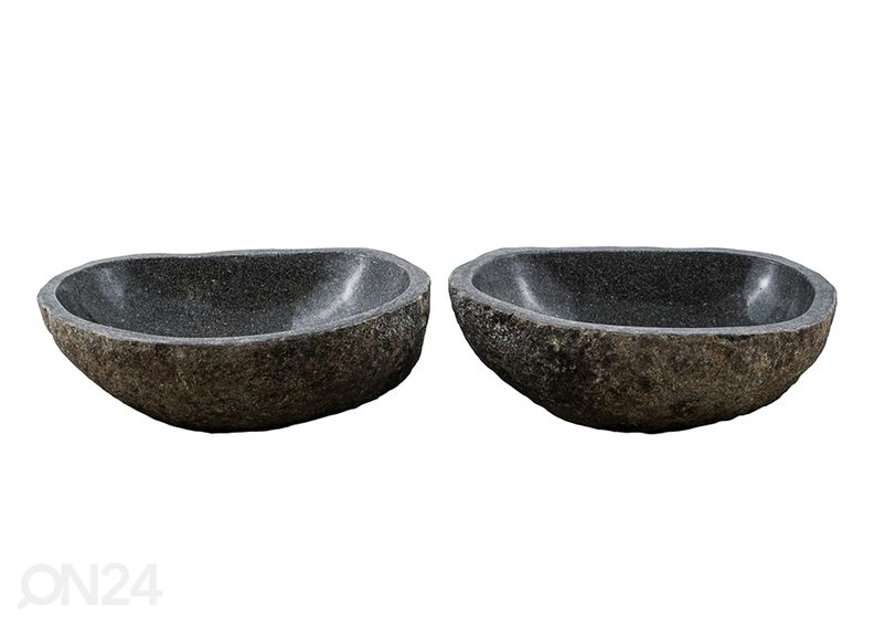 Раковина из речного камня 2 шт увеличить