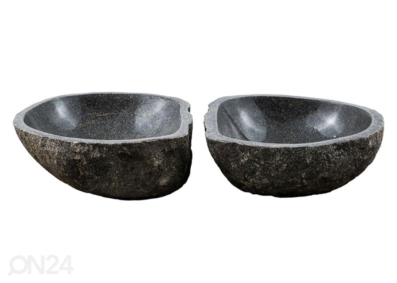 Раковина из речного камня 2 шт увеличить