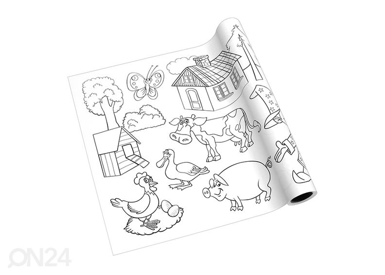 Раскраска в рулоне увеличить