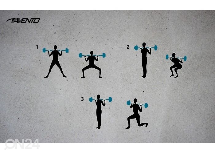 Регулируемая штанга Avento 20 кг увеличить