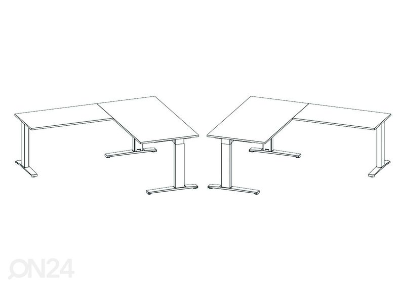 Регулируемый дополнительный стол Agenda 60x113 cm увеличить