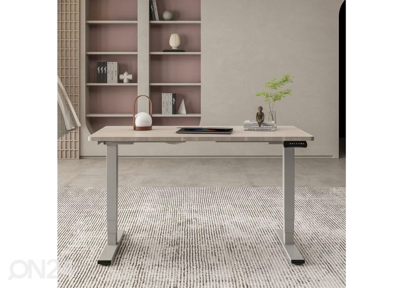 Регулируемый по высоте рабочий стол Ergo Optimal 140x70 см, 2 двигателя увеличить