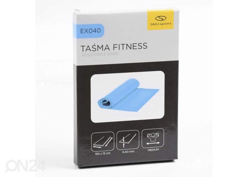 Резина для тренировок SMJ Sport EX040 150x15x0,4 см средняя увеличить