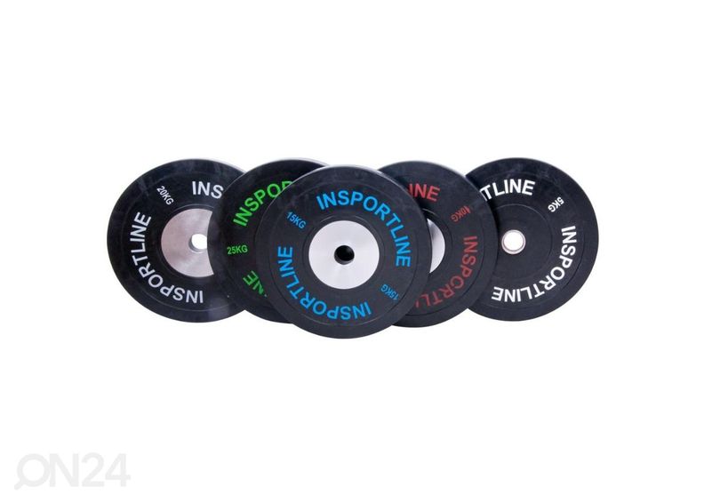 Резиновый дискBumper Plate 25 кг inSPORTline увеличить