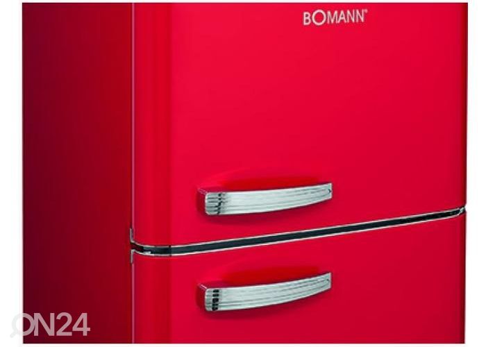 Ретро-холодильник Bomann DTR353R, красный увеличить