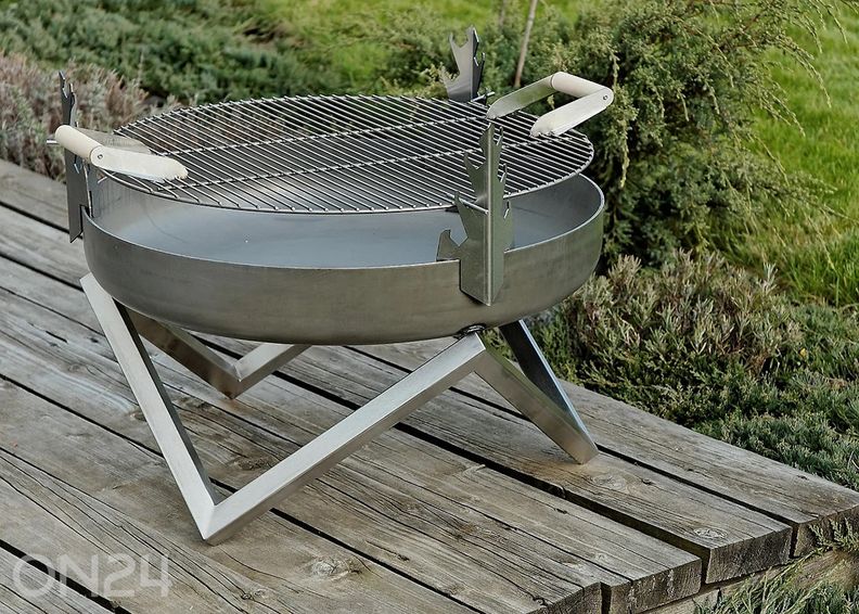Решетка для гриля с деревянными ручками Ø 49 см увеличить