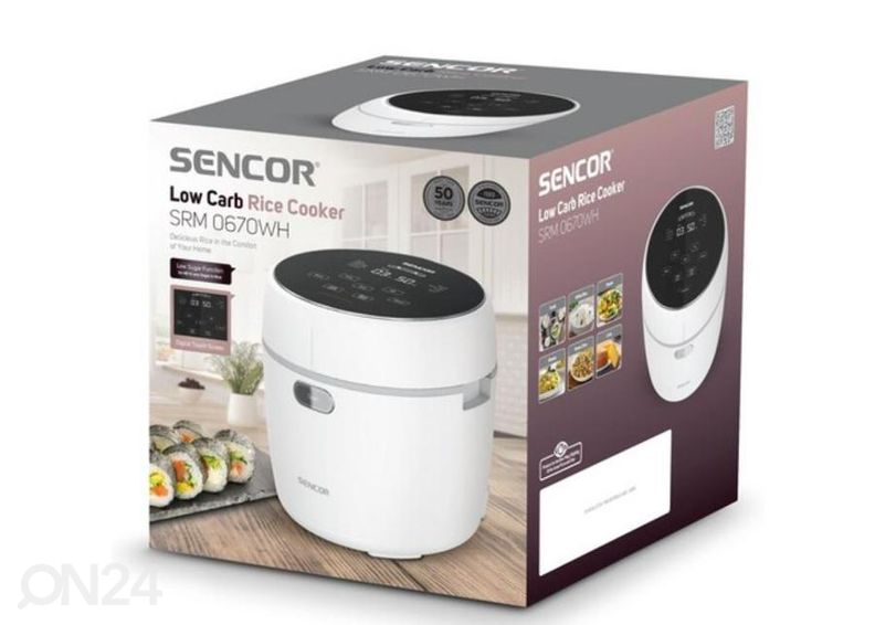 Рисоварка Sencor SRM0670WH, белая увеличить