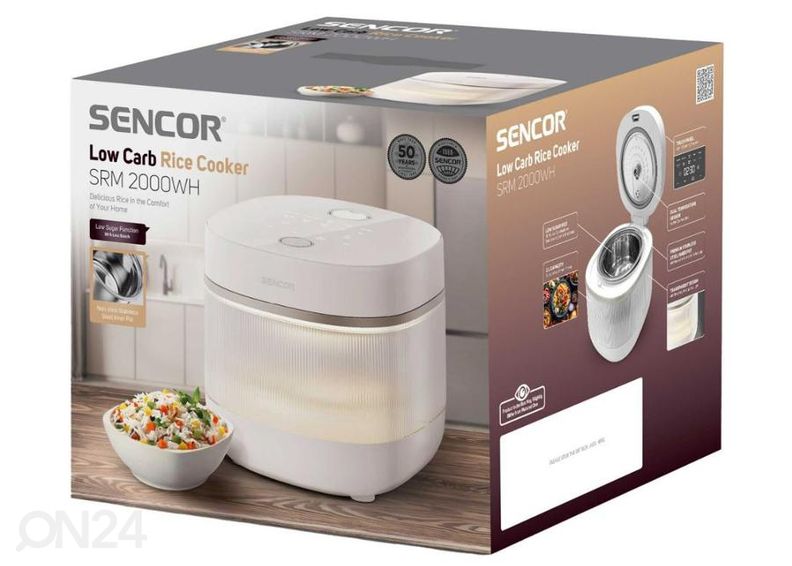 Рисоварка Sencor SRM2000WH увеличить