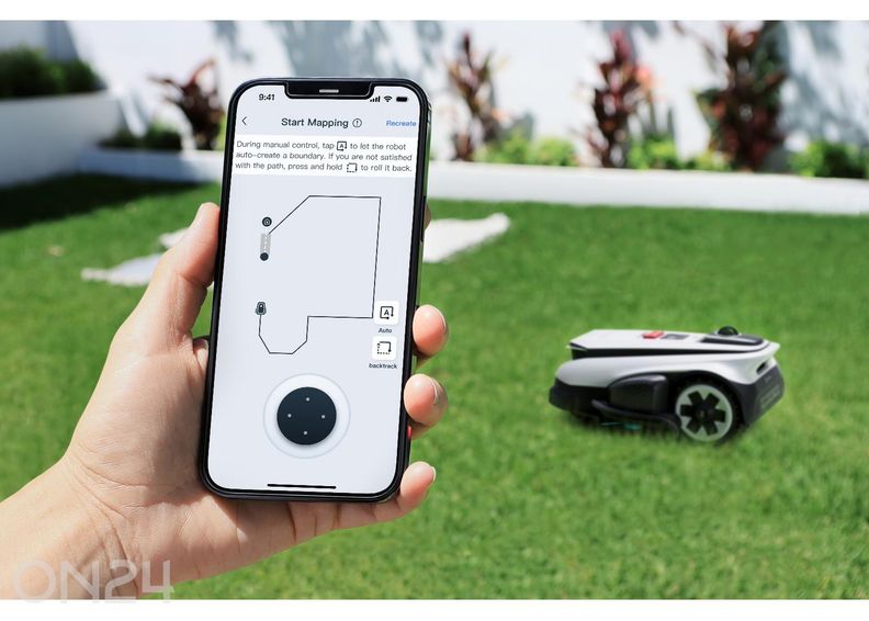 Робот-газонокосилка Ecovacs Goat A1600 LiDAR PRO, 1600 м², TruEdge триммер увеличить