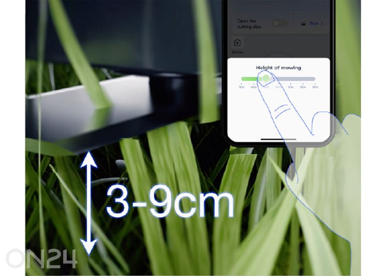 Робот-газонокосилка Ecovacs Goat A1600 LiDAR PRO, 1600 м², TruEdge триммер увеличить