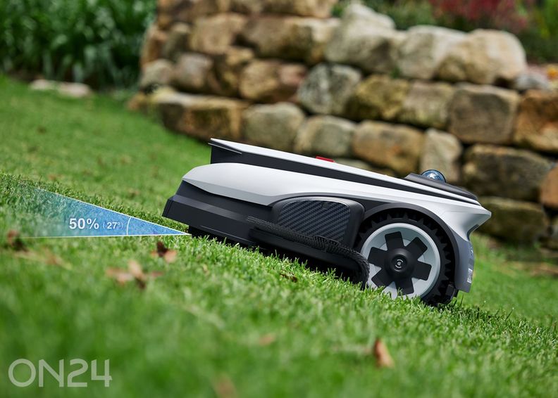 Робот-газонокосилка Ecovacs Goat A1600 LiDAR PRO, 1600 м², TruEdge триммер увеличить