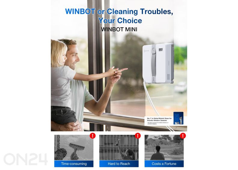 Робот для мойки окон Ecovacs Winbot Mini увеличить