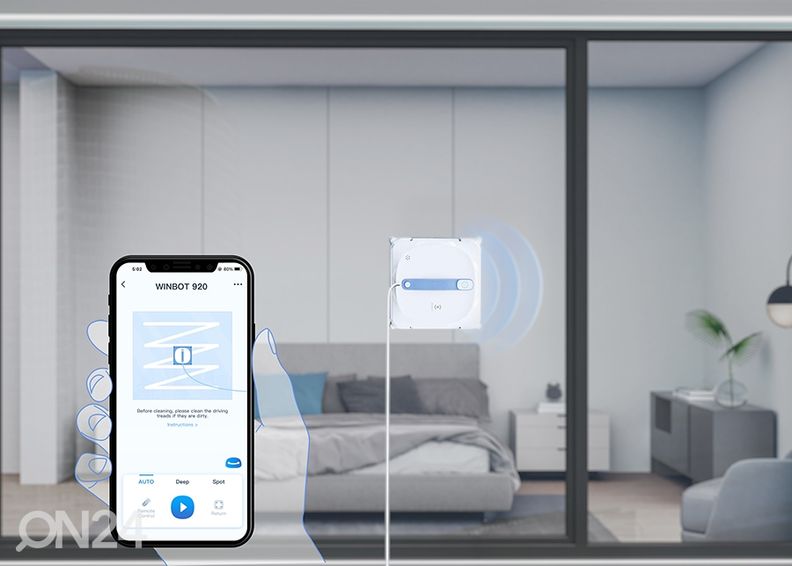 Робот мойщиком окон ECOVACS WINBOT 920 увеличить