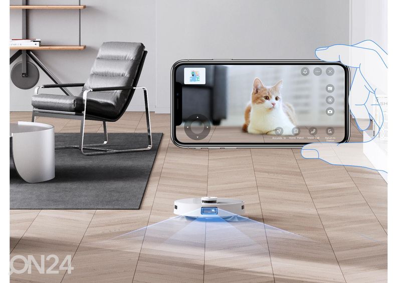 Робот-пылесос со станцией для сбора пыли ECOVACS DEEBOT T10 PLUS увеличить