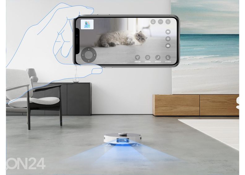 Робот-пылесос со станцией для сбора пыли ECOVACS DEEBOT X1 OMNI увеличить