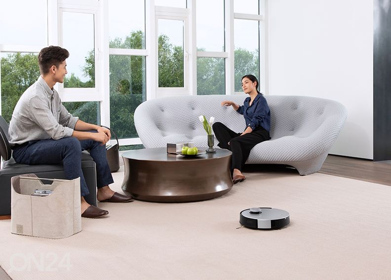 Робот-пылесос со станцией для сбора пыли ECOVACS DEEBOT X1 PLUS увеличить