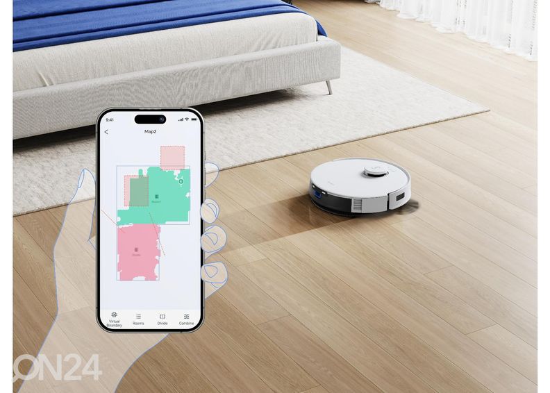 Робот-пылесос Ecovacs Deebot N20, влажная и сухая уборка увеличить