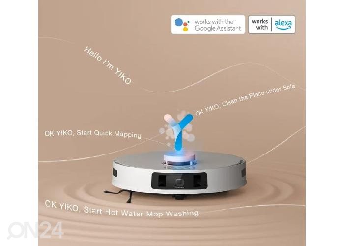 Робот-пылесос Ecovacs Deebot T30 PRO OMNI, влажная и сухая уборка, белый увеличить