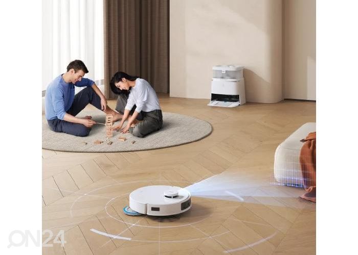 Робот-пылесос Ecovacs Deebot T30 PRO OMNI, влажная и сухая уборка, белый увеличить