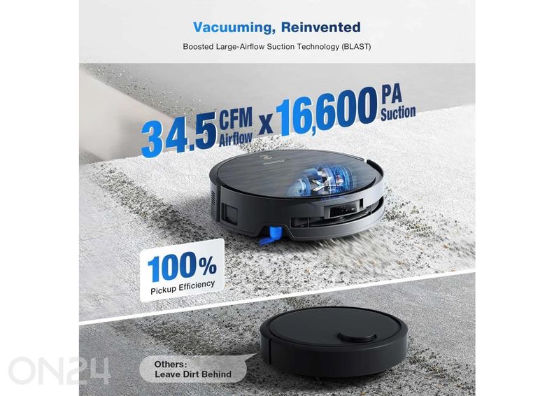 Робот-пылесос Ecovacs Deebot X9 PRO OMNI, влажная и сухая уборка, черный увеличить