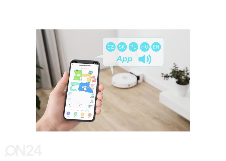 Робот-пылесос Sencor SRV9350WH увеличить