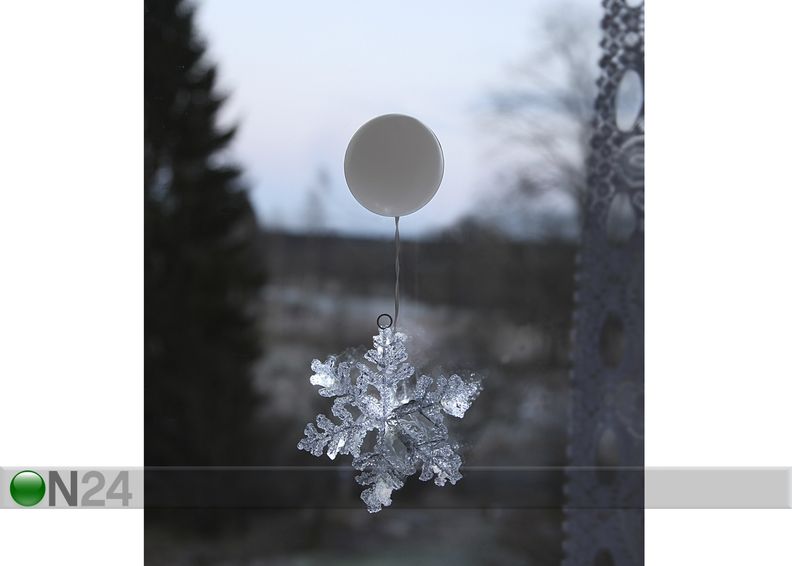 Рождественская декорация на окно Snowflake увеличить