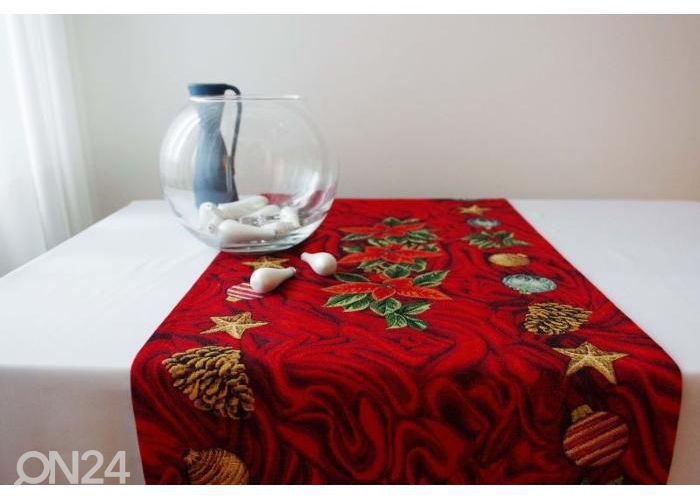 Рождественская салфетка из гобелена Ginger 44x133 cm увеличить