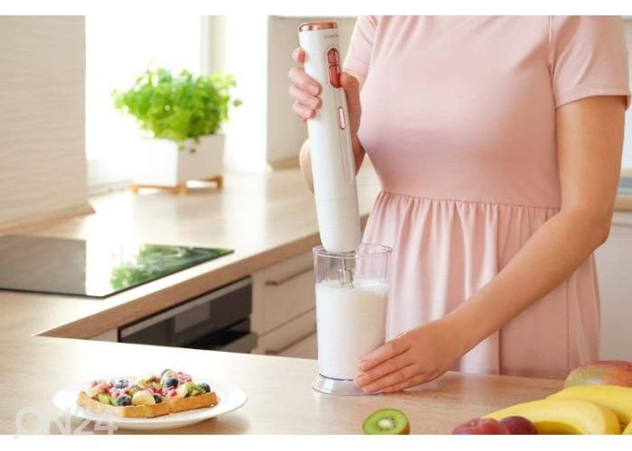 Ручной миксер на аккумуляторе Sencor SHB9000WH, белый увеличить