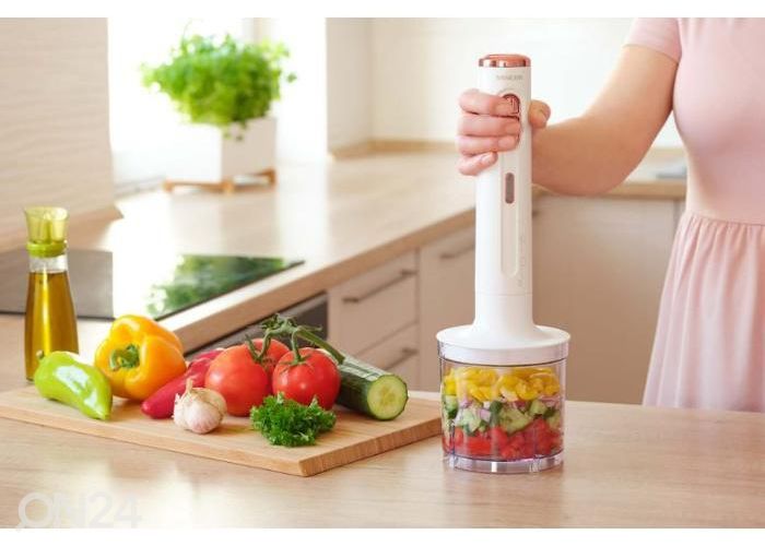 Ручной миксер на аккумуляторе Sencor SHB9000WH, белый увеличить