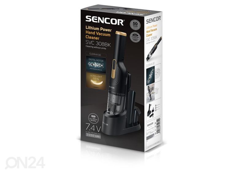 Ручной пылесос Sencor SVC308BK увеличить