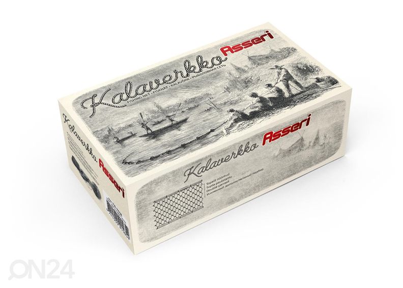 Рыболовная сеть Asseri 60 м x 5 м x 0,17 мм x 55 мм увеличить