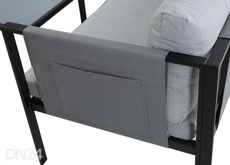 Садовая мебель, серый/чёрный увеличить