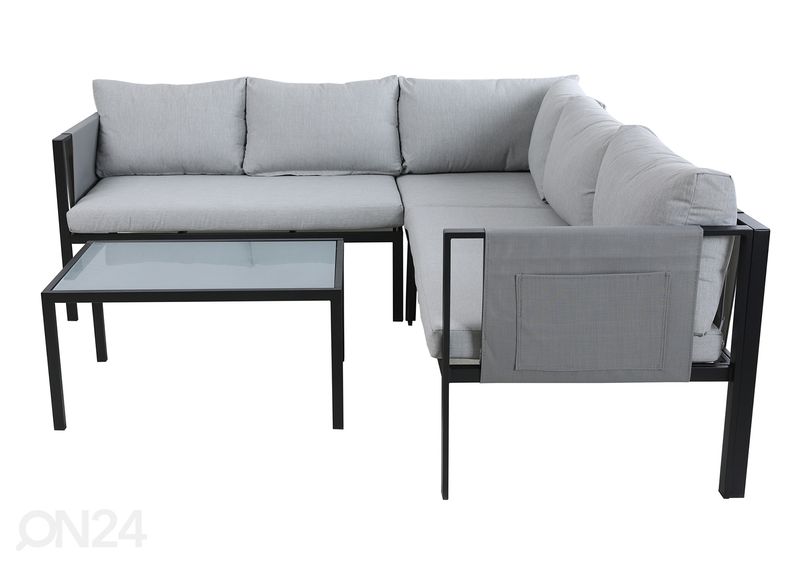 Садовая мебель, серый/чёрный увеличить