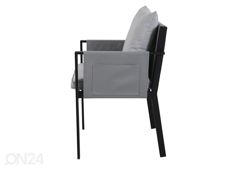 Садовая мебель, серый/чёрный увеличить