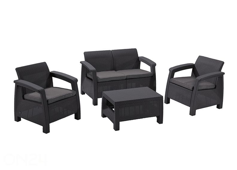 Садовая мебель Keter Corfu, графит увеличить