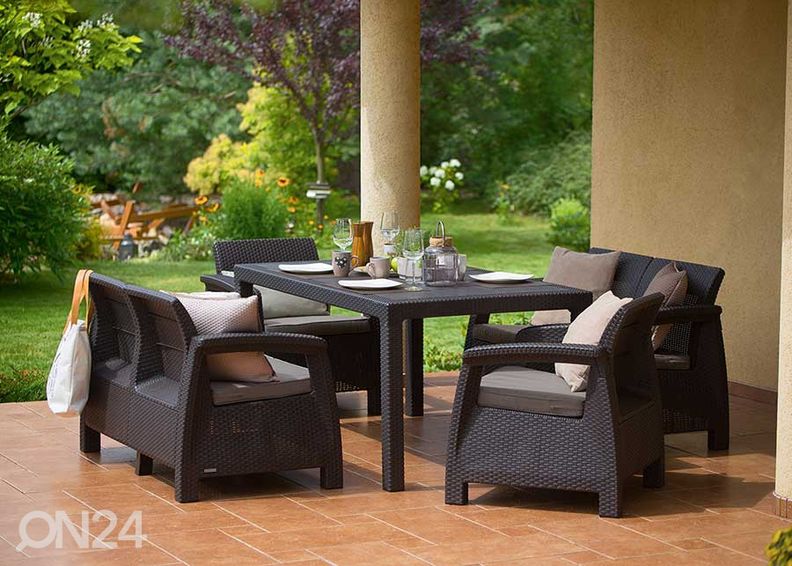 Садовая мебель Keter Corfu Fiesta, коричневая увеличить