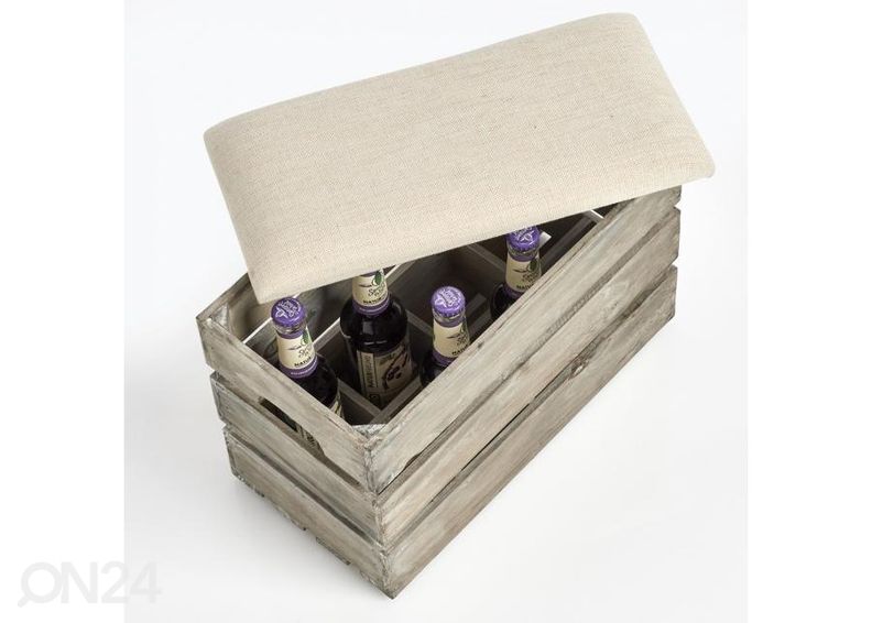 Садовая скамейка с ящиком для хранения увеличить