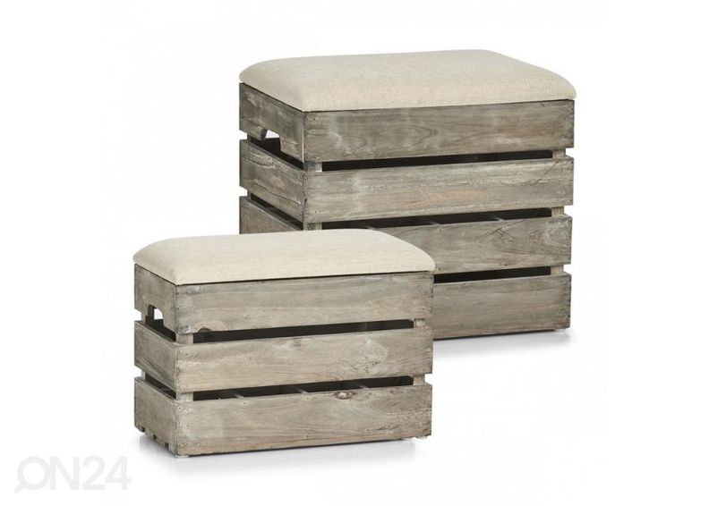 Садовая скамейка с ящиком для хранения увеличить