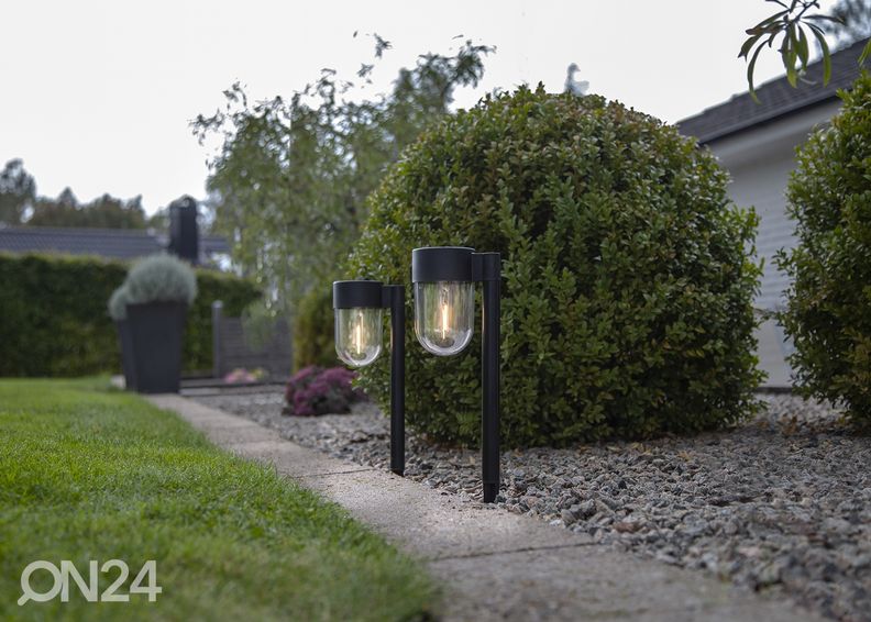 Садовые светильники с солнечной панелью Cupola 2 шт увеличить