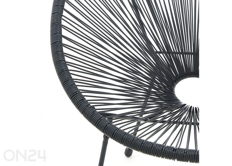 Садовые стулья 2 шт, черный увеличить