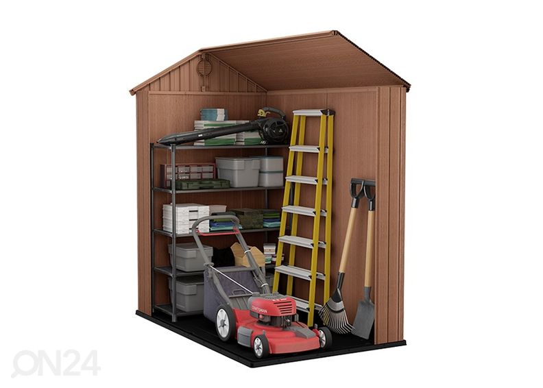 Садовый домик Keter Darwin 1,98 m², серый увеличить