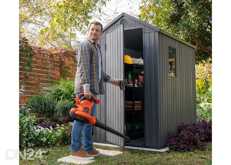 Садовый домик Keter Darwin 1,98 m², серый увеличить